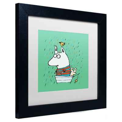 Trademark Fine Art -Carla Martell 'Lost at Sea' Matted Framed Art