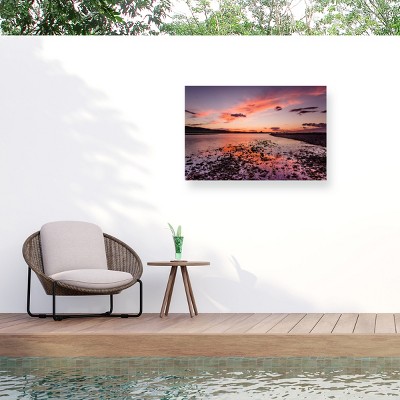 Trademark Fine Art - Andi Gentsch Sundown In Mongolia Matted Framed Art