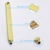 Wall-Mounted Shower System Combo Set with 10" Rainfall Shower Head, Handheld Shower, and Brass Valve Rough-In - 3 of 4
