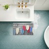 Stupell Industries Usa Boat Paddles Printed Plush Bath Mat And Bath Rug, Design By Kim Allen, 18"X30" - 4 of 4