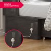 Mjkone Murphy Bed Cabinet Queen Size with Mattress, Chest Bed with USB Charging Station,Drawers - 4 of 4