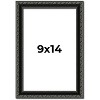 PosterPalooza | Photo Size Antique Black Picture Frame - UV Acrylic, Foam Board Backing, Hanging Hardware - 2 of 4