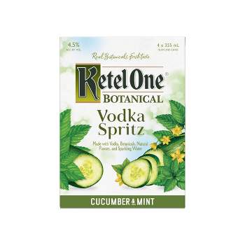 Ketel One Botanical Cucumber & Mint Vodka Spritz - 4pk/355ml Cans