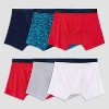 Fruit of the Loom Boys' 5 + 1 Bonus Pack Breathable Cotton-Mesh Boxer Briefs - Colors May Vary - image 2 of 3