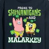 Men's - SpongeBob Squarepants - Prone To Shenanigans And Malarkey Long Sleeve Graphic T-Shirt - 2 of 4