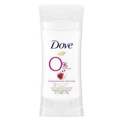 Dove 0% Aluminum Pomegranate & Lemon Verbena Deodorant Stick - 2.6oz