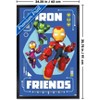 Trends International Marvel Jr Iron Man And His Awesome Friends (2025) - Group Framed Wall Poster Prints - 3 of 4