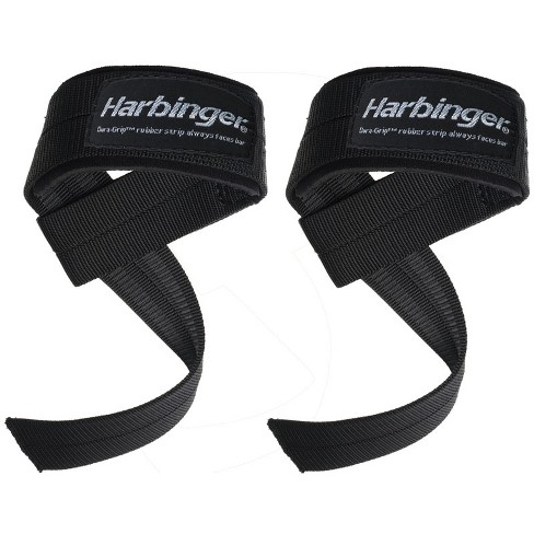 Harbinger Padded Lifting Straps for Weightlifting and Strength Training 