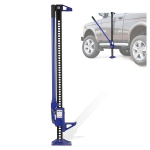 Farm Jack, 3 Ton (6600 Lb) Utility High Lift Capacity Ratcheting Off Road Farm Tools, Heavy-Duty Farm Bumper Jack for Tractor & Truck - Blue - 1 of 4