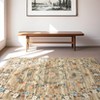 Washable Area Rug for Living Room Modern Floral Print Bedroom Rug - 4 of 4
