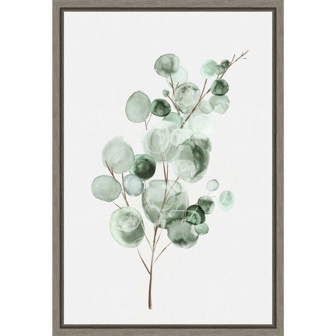 Amanti Art Tender Sprout II (Eucalyptus) by Eva Watts Canvas Wall Art Print Framed 16 x 23-in. - image 1 of 4