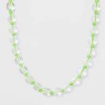 Cord Beaded Necklace - Wild Fable™ Clear