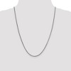 Black Bow Jewelry 1.5mm, 14k White Gold, Solid Franco Chain Necklace - 2 of 4
