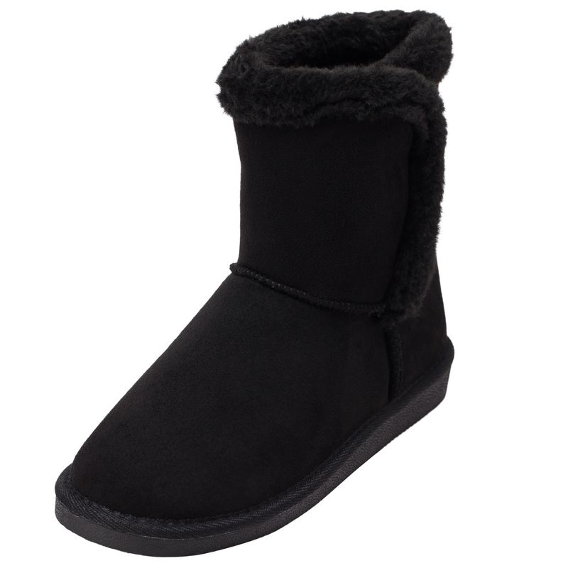 Alpine Swiss Mindy Womens Classic Short Winter Boots Faux Fur Lined Warm Comfort Shoes, 5 of 7