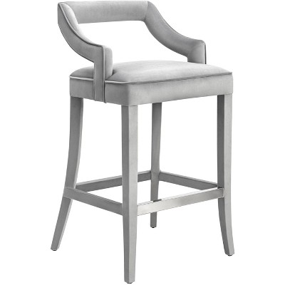 TOV Furniture Tiffany Velvet Upholstered Stool