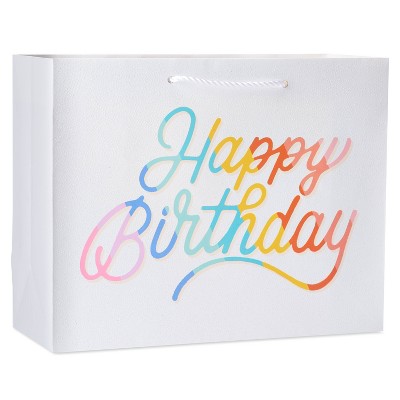 Small "Happy Birthday" Bag White - Spritz™