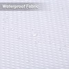 Shower Curtain – GlowSol Water-Resistant Shower Liner with Buttonholes for Bathroom (1-Piece) - 3 of 4
