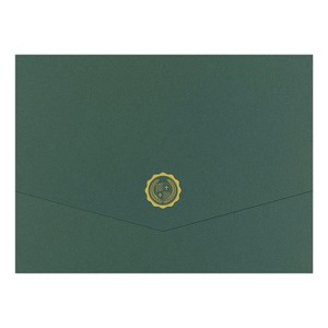 Great Papers Hunter Certificate Holders 9.375" x 12" Green 5/Pack (20103780) - 1 of 3