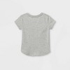 Toddler Girls' 'Be A Rainbow In Someone's Cloud' Short Sleeve Graphic T-Shirt - Gray - 2 of 2