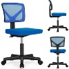 NicBex Office Chair with Adjustable Height Modern Mesh Armless Computer Chair with Casters and Lumbar support for Office, Study, Bedroom - 3 of 4