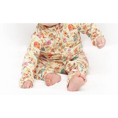 Baby Girl Pumpkin Patch Romper - Little Snuggles 3-6M