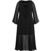 Women's Plus Size Vamp Maxi Dress - black | CITY CHIC - 4 of 4