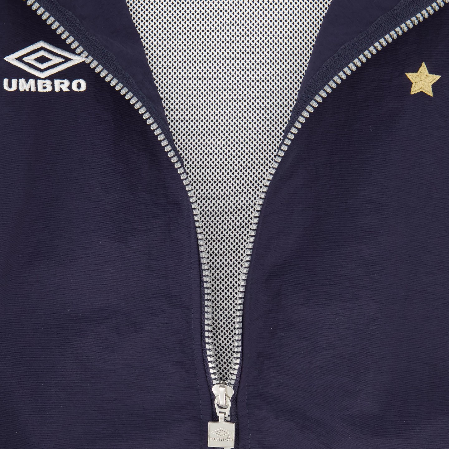 Мужская куртка Umbro Relaxed Track Jacket - Navy Blue, цвет: Тёмно-синий — фото 3