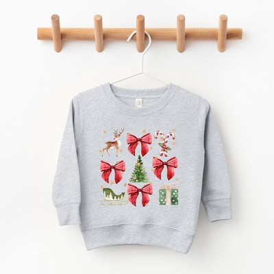 The Juniper Shop Coquette Christmas Collage Youth Ultra-Soft Graphic Sweatshirt