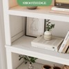 71" Farmhouse Bookcase w/Adjustable Shelves & 31.5" Width, 5 Tier Tall Bookshelf, Rustic Vintage Book Shelf - 2 of 4