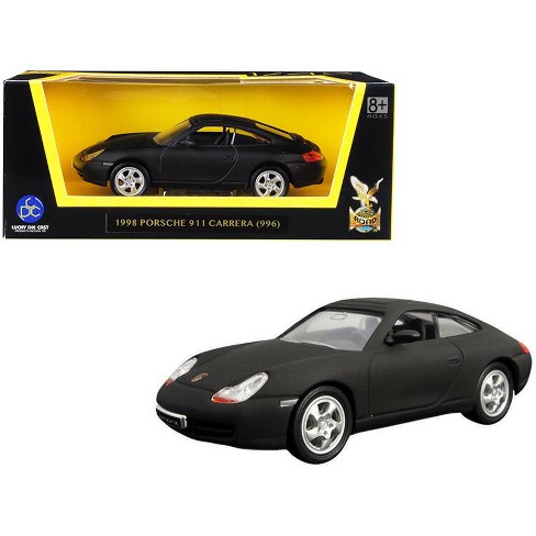 1998 Porsche 911 (996) Carrera Matt Black 1/43 Diecast Model Car by Road  Signature