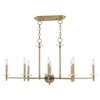 Livex Lighting Bennington 8 - Light Chandelier in  Antique Brass - 3 of 4
