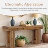 MAYEERTY 63" Wooden Console Table, Farmhouse 2-Tier Sofa Table Entryway Table - 4 of 4