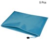 Unique Bargains Waterproof Cloth Zipper Home Office Travel File Bags 5 Pcs - 3 of 4