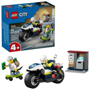 LEGO City Police Motorcycle Chase Building Toy 60455 - 1 of 4