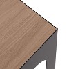 Kate and Laurel Amani Drink Table, 8x8x20, Natural - 3 of 4