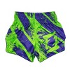 Fairtex BS1928 Green/Blue New Muay Thai Boxing Shorts Slim Cut - 2 of 4