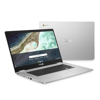 ASUS 15.6&#34; Chromebook Laptop - Intel Processor - 4GB RAM - 64GB Storage - Silver (C523NA-TH44F)