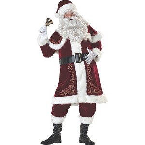 Halloween Express Mens' Jolly Ol' St Nick Costume L - 1 of 1