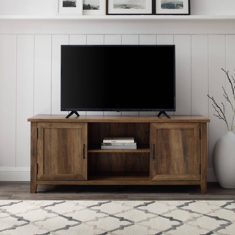 Modern Transitional TV Stand for TVs up to 65" - Saracina Home, 5 of 16