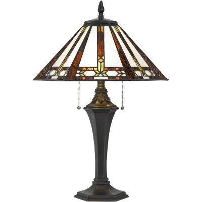 Cal Lighting 60W X 2 Tiffany Table Lamp