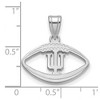 Black Bow Jewelry Sterling Silver Indiana Hoosiers NCAA Pendant - 3 of 4