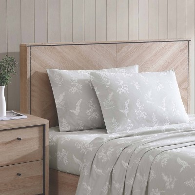 Twin Blue Cotton Percale Deep Pocket Sheet Set