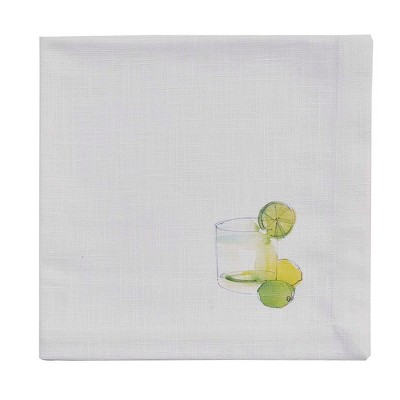 Split P Tropical Drink Napkin Set - White