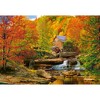 1000 Piece Jigsaw Puzzle, Magical Autumn, Water mil, Nature puzzles, Waterfall, Adult Puzzle, Castorland C-104918-2 - 2 of 4
