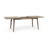 PAGED Expandable Outdoor Dining Table Modern Outdoor Patio Table with Slat Style for Backyard, Patio, Poolside - 3 of 4