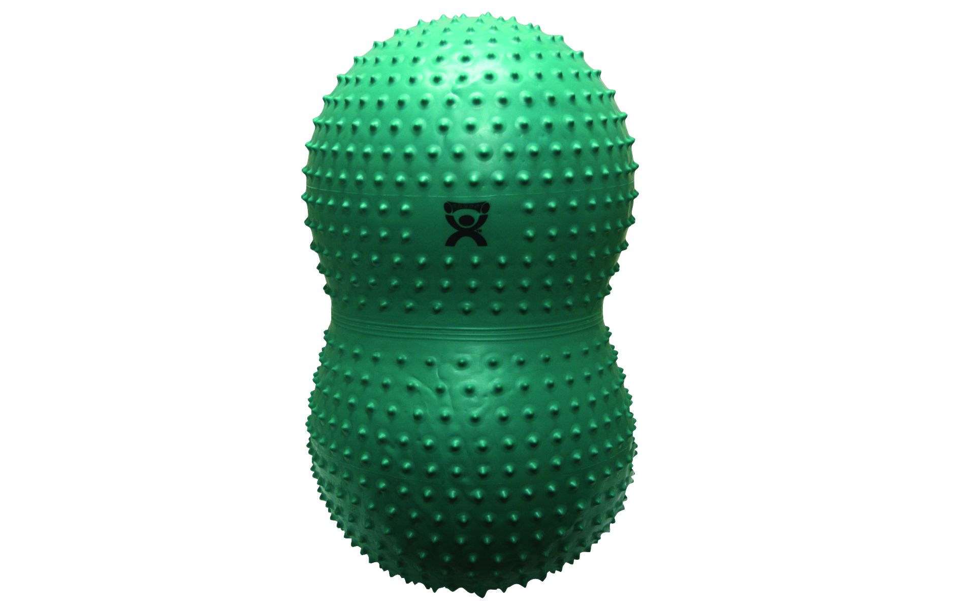 CanDo Peanut Ball Inflatable Exercise Sensi-Saddle Roll - Green - 24" Dia x 43" L (60 cm Dia x 110 cm L)