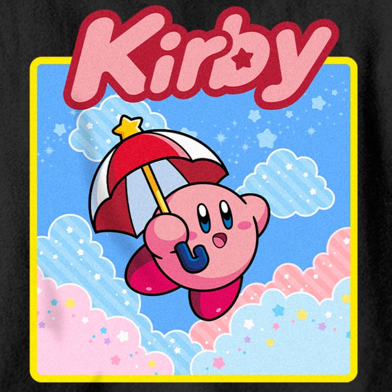 Boy's Nintendo Kirby Flying Portrait Pull Over Hoodie, 2 of 5