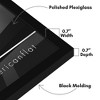 Americanflat 22x30 Picture Frame with Polished Plexiglass - Streamline Collection - Thin Border Picture Frame for Wall Display - black - 3 of 4