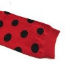 Wrapables Colorful Baby & Toddler Leg Warmers 1, Dots Red and Black - image 2 of 2