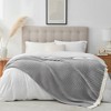 Snuggle Sac Reversible Knit Throw Blanket Soft Ribbed Textured Blanket for All Seasons - 2 of 4
